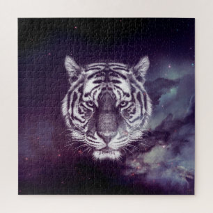 Puzzle Papel de fondo de escritorio Galaxy Tiger Face