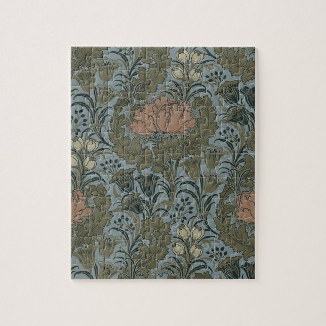 Puzzle Papel de fondo floral antiguo Morris Garden (Vertical)