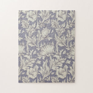 Puzzle Papel pintado de amapola de cuerno de William Morr