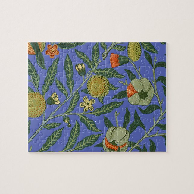 Puzzle Papel pintado de granada de William Morris (Horizontal)
