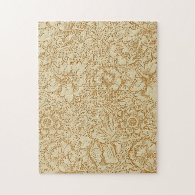 Puzzle Papel pintado floral de amapola de William Morris (Vertical)