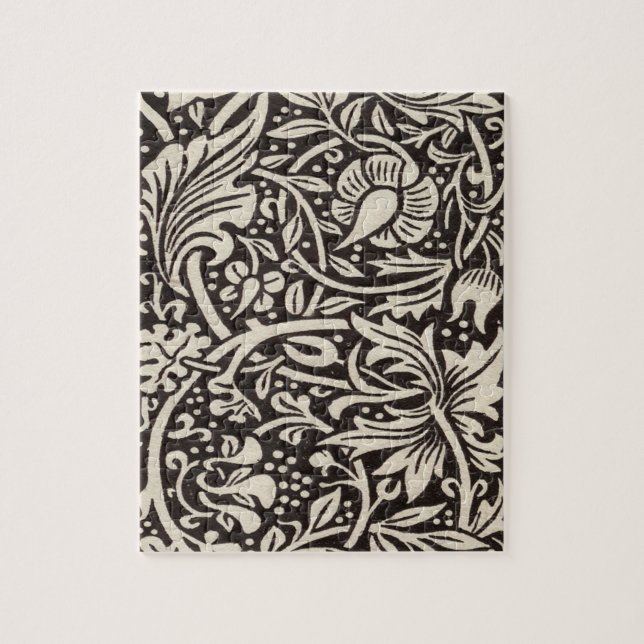 Puzzle Papel pintado floral de narciso William Morris (Vertical)