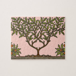 Puzzle Papel pintado floral de William Morris Tree Frieze