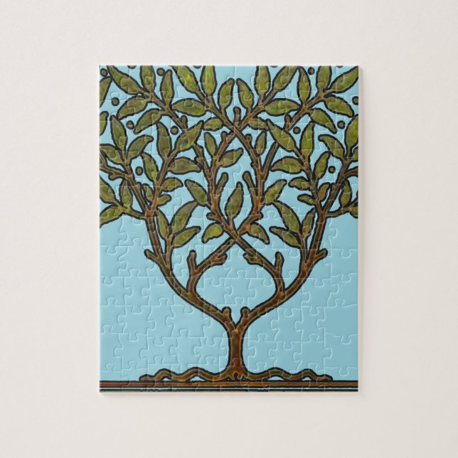 Puzzle Papel pintado floral de William Morris Tree Frieze (Vertical)