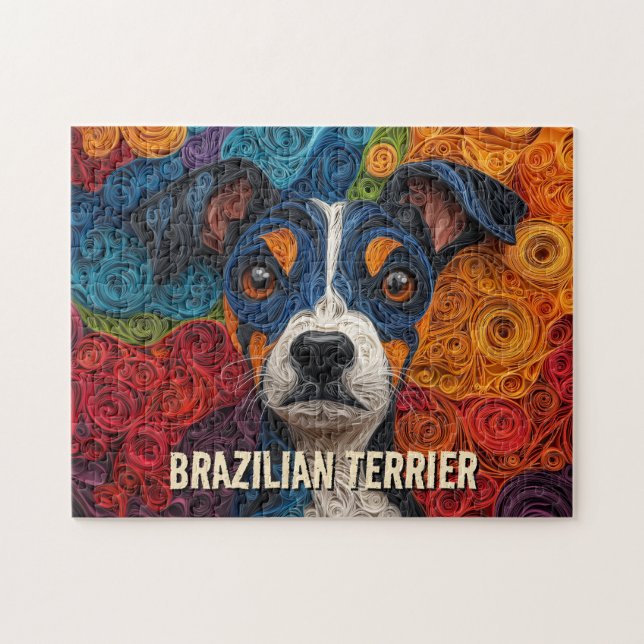 Puzzle Papel terrorífico brasileño sofocando retrato de p (Horizontal)