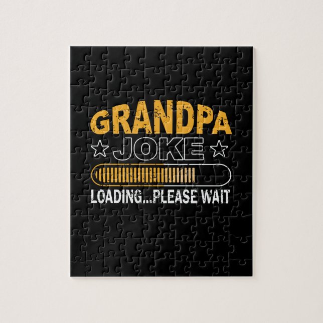 Puzzle Papi Regalo Abuelo Cargando Por Favor (Vertical)