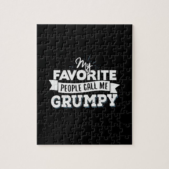 Puzzle Papi Regalo Mi Gente Favorita Me Llama Grumpy (Vertical)