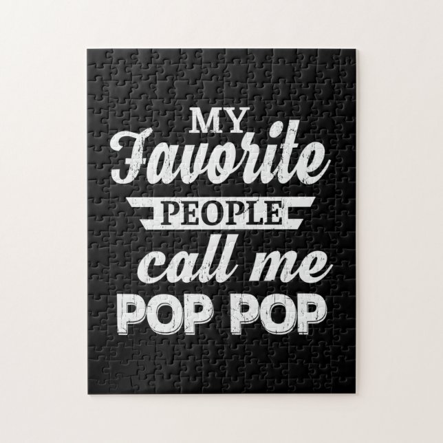 Puzzle Papi Regalo Mi Gente Favorita Me Llama Papá (Vertical)