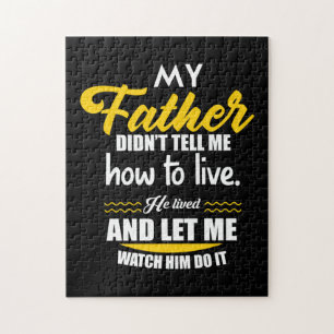 Puzzle Papi Regalo Mi Padre No Me Lo Dijo