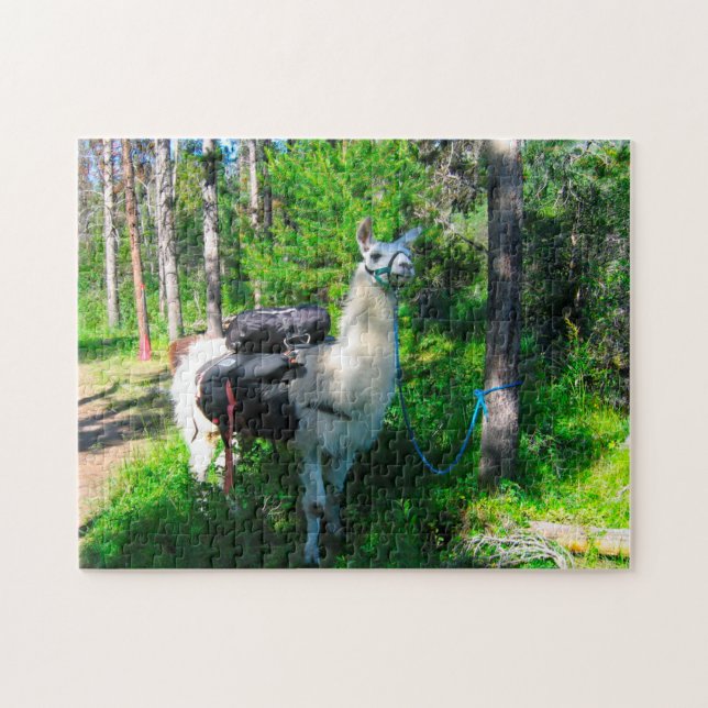 Puzzle Paquete de Llama Idaho. (Horizontal)