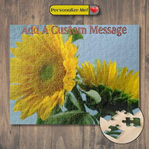 Puzzle Par de girasoles