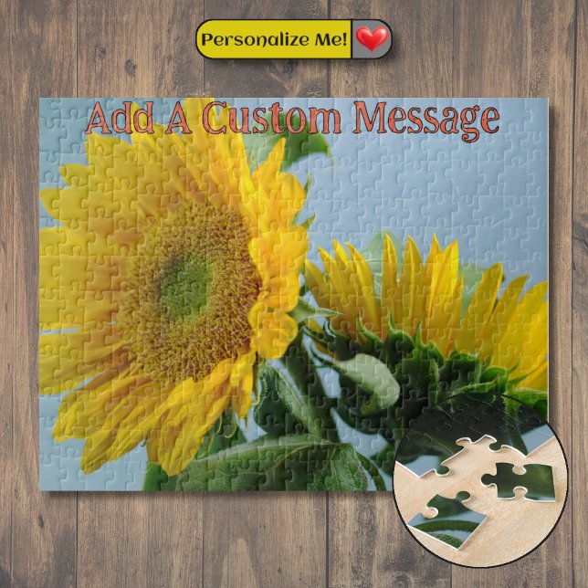 Puzzle Par de girasoles (Pair of Sunflowers Jigsaw Puzzle
)