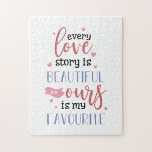 Puzzle Par Regalo Nuestra Historia De Amor Es Mi Favorito