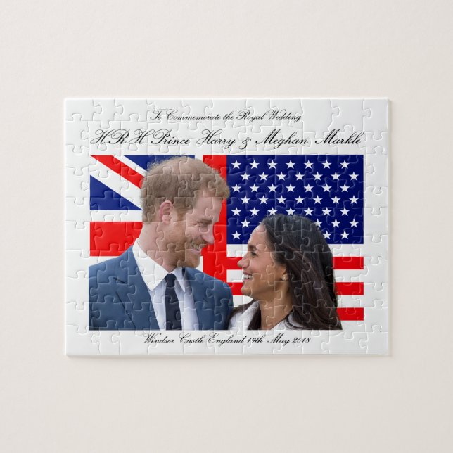 Puzzle Para conmemorar el Harry y el Meghan que se casan (Horizontal)