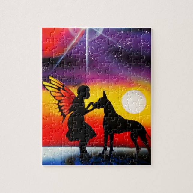 Puzzle Para el amor de great dane (Vertical)