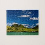 Puzzle Paracaidismo en Vista del impresionante León<br><div class="desc">DERECHOS DE AUTOR Stuart Westmorland / DanitaDelimont.com| AF28 SWS0115.jpg| Paracaidismo con vistas al impresionante monte de los Leones en el sur de Mauricio,  África</div>