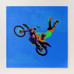 Puzzle Parador volador - Stunt Motocross de estilo libre