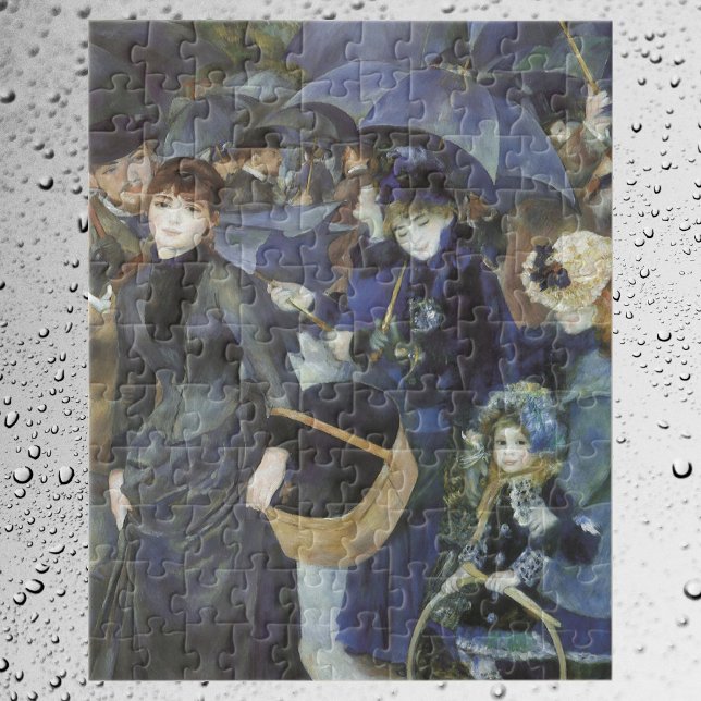 Puzzle Paraguas de Pierre Renoir, impresionismo vintage (Subido por el creador)
