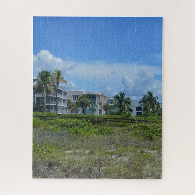 Puzzle Paraíso costero tropical (Vertical)