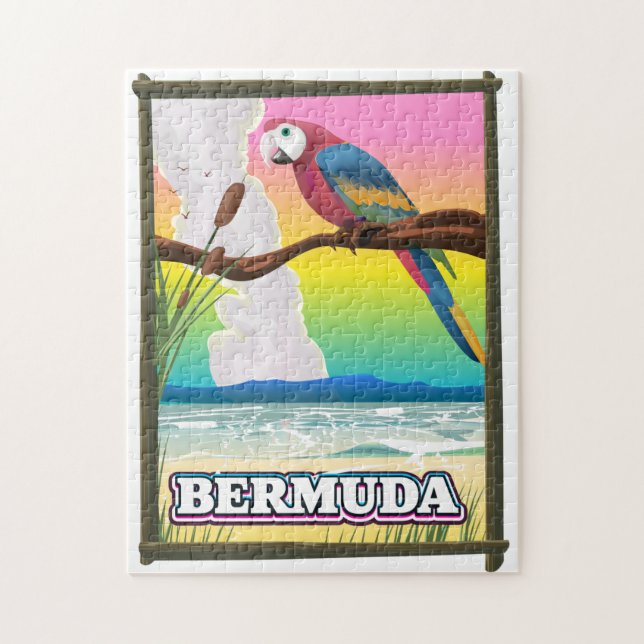 Puzzle Paraíso de Bermudas. (Vertical)