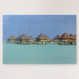Puzzle Paraíso de Bora Bora, Sueños de Bungalow Sobreacuá
