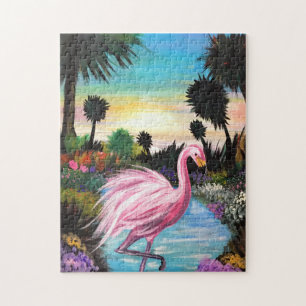 Puzzle Paraíso de Flamingo