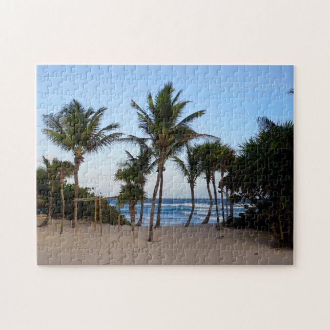 Puzzle Paraíso de la playa en maya de Riviera - (Horizontal)