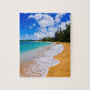 Puzzle Paraíso de playa tropical, Hawái