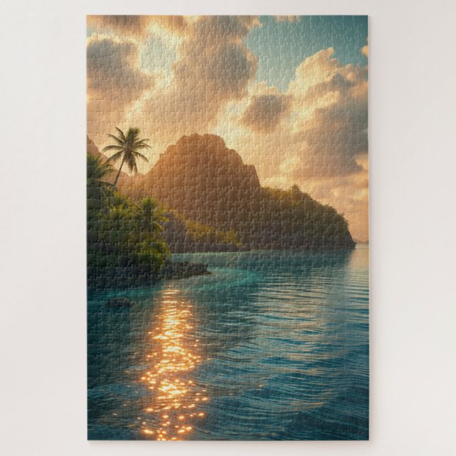 Puzzle Paraíso Dorado (Vertical)