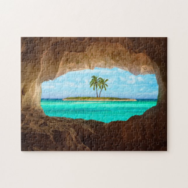 Puzzle Paraíso en el Caribe (Horizontal)
