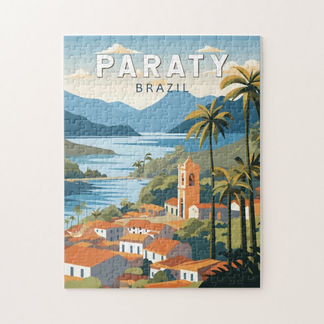 Puzzle Paraty Brazil Viaje de arte (Vertical)