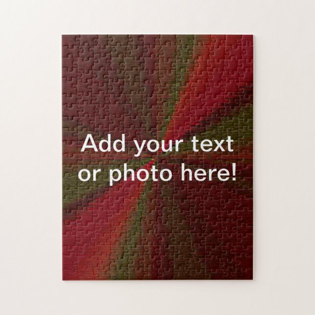 Puzzle Parche de gradiente circular rojo a verde (Vertical)