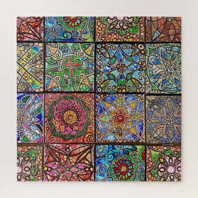 Puzzle Parche Stainass Mandala (Vertical)