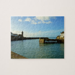 Puzzle Pared del puerto de Porthleven Cornualles