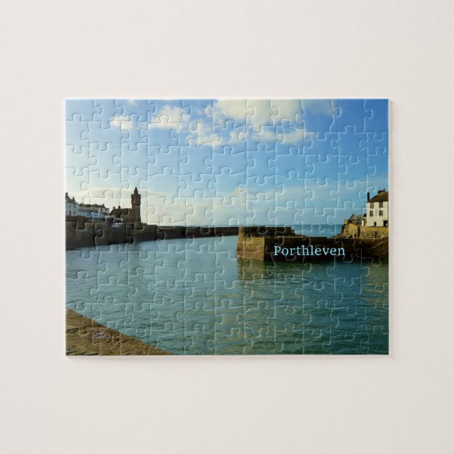 Puzzle Pared del puerto de Porthleven Cornualles (Horizontal)