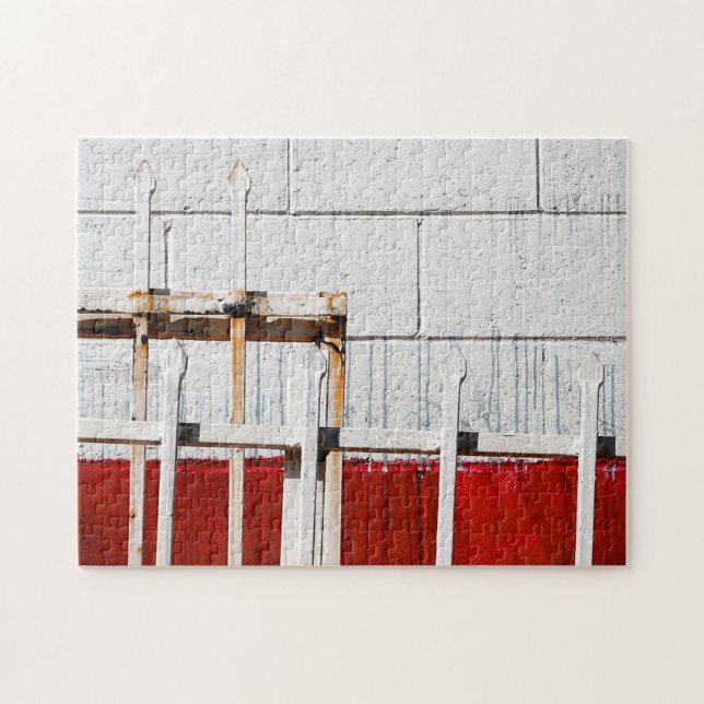 Puzzle Pared pintada de blanco (Horizontal)
