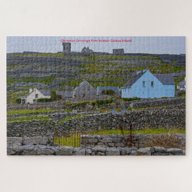 Puzzle Paredes De Piedra Inisheer Galway Irlanda. Rompeca (Horizontal)