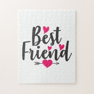 Puzzle Pareja Art Heart Mejor Amigo
