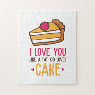 Puzzle Pareja Arte Que Te Amo Como Un Niño Ama El Pastel