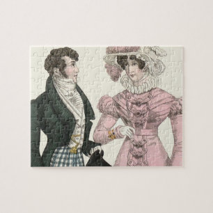 Puzzle Pareja Boda Antigua 1823 Hombre Mujer Moda