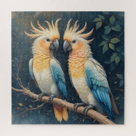 Puzzle Pareja Cockatoo Parrot
