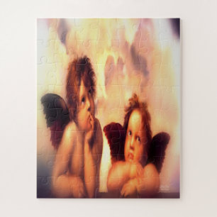 Puzzle Pareja de ángeles putti