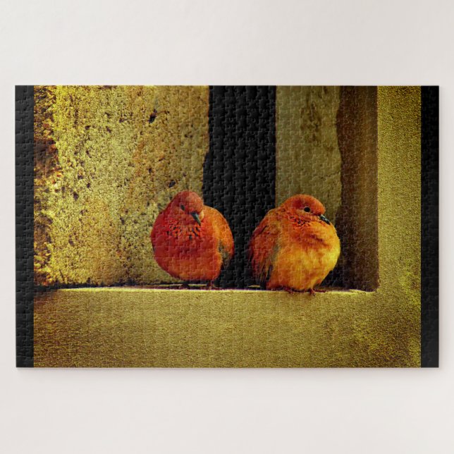 Puzzle Pareja de palomas (Horizontal)