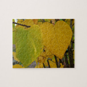 Puzzle Pareja de Redbud otoño deja fotografía de otoño