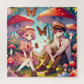 Puzzle Pareja romántica romántica y caprichosa
