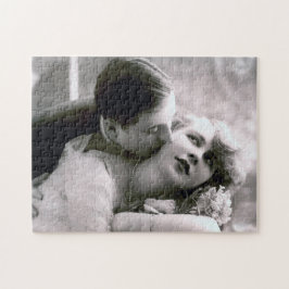 Puzzle Pareja romántica Vintage Retro Foto Elegante Amor