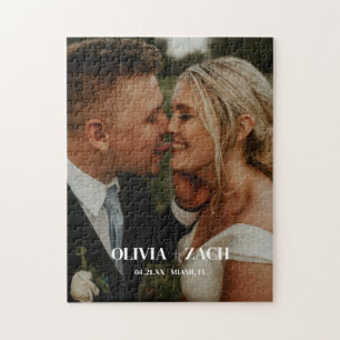Puzzle Pareja y nombres de Bodas fotográficos de Personal
