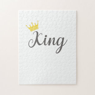 Puzzle Parejas coincidentes Trajes King and Queen Gift