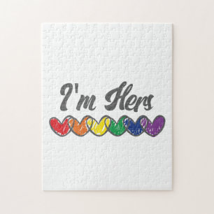 Puzzle Parejas Gays coincidiendo con LGBT Soy su orgullo 