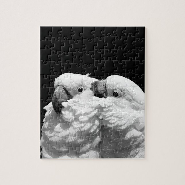 Puzzle Pares de cockatoos del paraguas (Vertical)